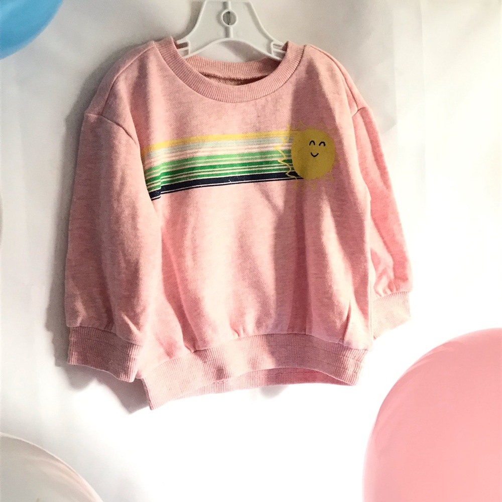 GYMBOREE Smiling Sun Pink Sweater